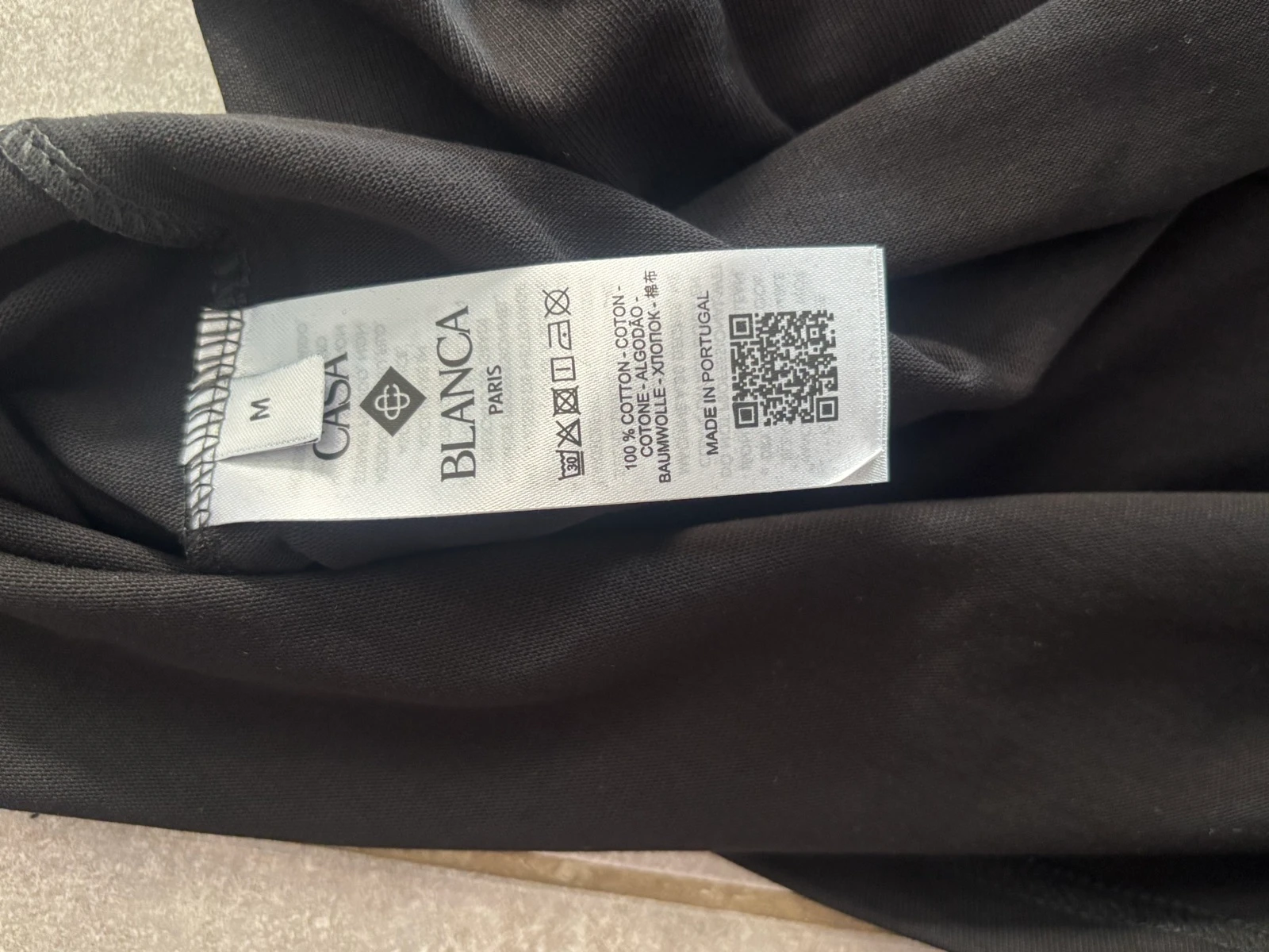 T-shirt Casablanca, noir, taille M – photo 7